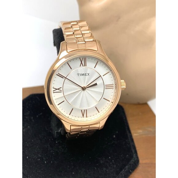 Timex Women\'s Watch TW2R28000 Peyton Rose Gold Tone Stainless Steel Quartz 36mm main image 13
